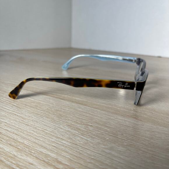 Ray-Ban RB5150 5023 Eyeglasses Frames Brown Tortoise Blue 50-19-135 FRAMES ONLY - Picture 8 of 8
